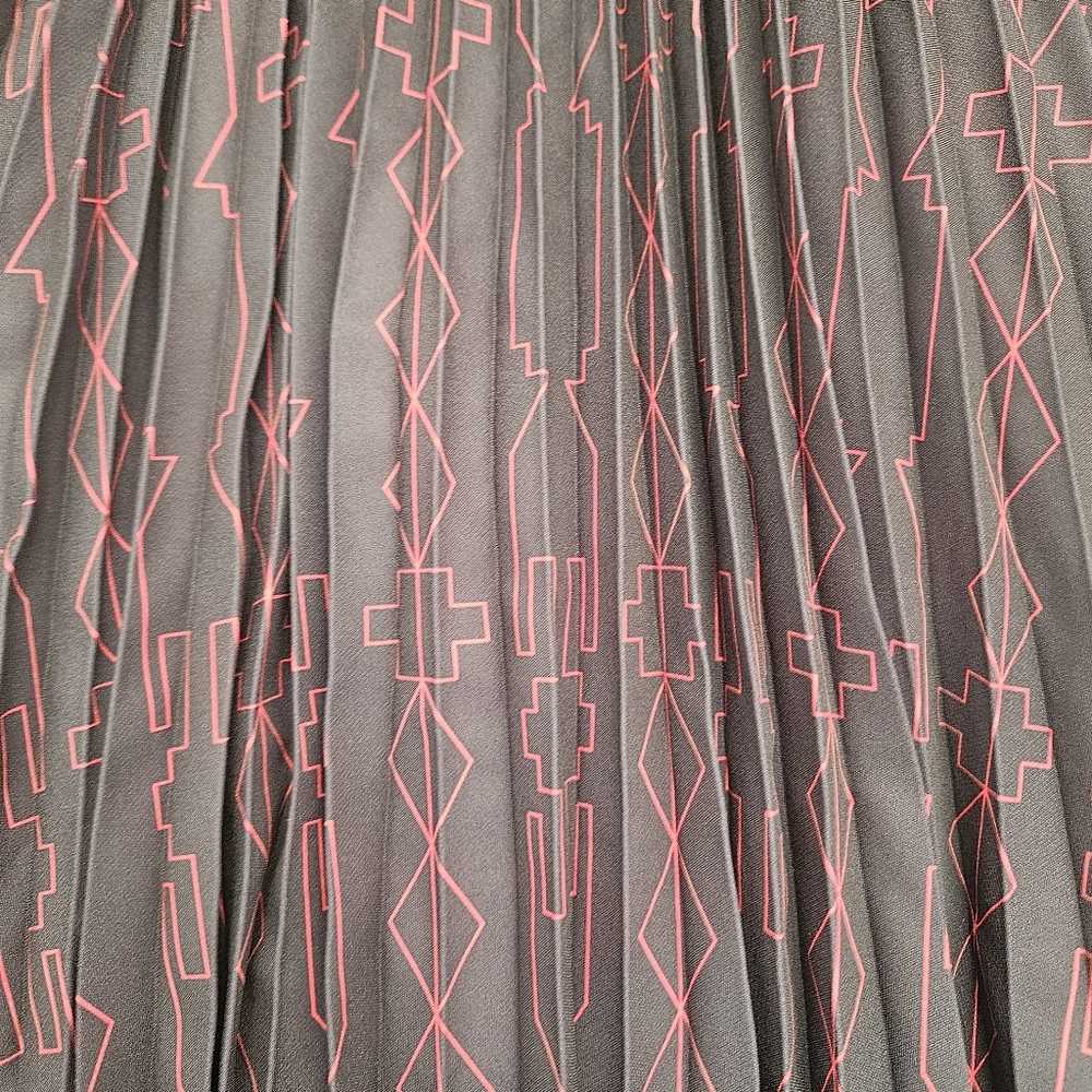 Sky Eagle Collection Native American Long Midi Pleated Skirt New Native L - Picture 3 of 9